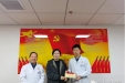 市卫生健康委副主任李晓林来我院慰问副院长乔岗主任医师