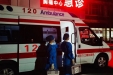 眼库志愿者抵达捐献地