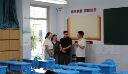 开学季，健康副校长进校指导卫生健康工作